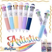 ราคา เมลิฟูลัว 3ชิ้น กล่องวาดปากกาลูกลื่น 0 8มิลลิเมตรที่มีสีสันปากกาลูกลื่น การ์ตูน10สีหดปากกาสีสําหรับจิตรกรรมการศึกษาเครื่องหมาย (55757141117)