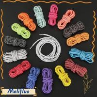 ราคา MELIFLUO 1 คู่ 100 ซม 140 ซม กีฬาเชือกผูกรองเท้า ที่มีสีสันสะท้อนแสงรองเท้าผ้าใบ Shoestrings แฟชั่นโพลีเอสเตอร์รอบแทนที่รองเท้าเชือกอุปกรณ์รองเท้า (55458620487)