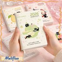 ราคา เมลิฟูลัว 2026 สมุดโน้ต ก5 ลูกแมวผลไม้หนังสือกําหนดเวลาน่ารักคู่มือประสิทธิภาพหนาหน้าวางแผนรายวันอุปกรณ์สํานักงานโรงเรียน (55457189712)