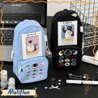 ราคา ดินสอ เมลิฟูลูโอ รูปร่างโทรศัพท์ความจุขนาดใหญ่ปากกากระเป๋า อเนกประสงค์เพนกวินเย็บปักถักร้อยผ้าใบถุงเก็บเครื่องเขียนกลับไปส (55359091035)
