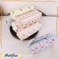 ราคา เมลฟิลูโอ กระเป๋าใส่ปากกา ดอกไม้พิมพ์ดินสอผ้าฝ้าย ซิปออกแบบเครื่องเขียนแบบพกพาออแกไนเซอร์นักเรียน (55207985920)