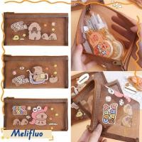 ราคา เมลฟิลูโอ กระเป๋าใส่ปากกา คาปิบาระ ความจุขนาดใหญ่ตาข่ายถุงเก็บ ดินสอตาข่ายซิปโปร่งใสคุณภาพสูง (54857219540)