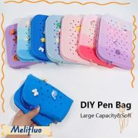 ราคา ดินสอ MELIFLUO กระเป๋าใส่ปากกาทนสิ่งสกปรกความจุขนาดใหญ่ ซิลิโคนแบบพกพา DIY เครื่องเขียน Organizer (54857219536)
