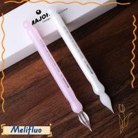 ราคา เมลิฟูลัว ปากกาจุ่มแก้ว 0 5 มม ปากกาลายเซ็นทํามือ แก้วคริสตัลแบบพกพามัลติฟังก์ชั่จุ่มเรียบปากกาหมึกสําหรับเขียนการวาดภาพการอัก (54607201307)