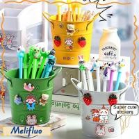 ราคา เมลิฟูลัว ที่ใส่ปากกา ภาชนะปากกาเหล็กความจุสูง ถังเก็บแปรงแต่งหน้าคุณภาพสูงสํานักงานโรงเรียน (54408922751)