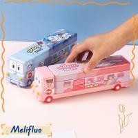 ราคา กล่องเก็บของ เมลิฟูลูโอ กล่องเครื่องเขียนเหล็กรูปรถบัสการ์ตูนสามชั้นความจุขนาดใหญ่ดินสอมัลติฟังก์ชั่น (54357210963)