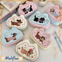 ราคา เมลฟิลูโอ กระเป๋าเครื่องเขียน กระเป๋าปากกาลูกสุนัขปักลายการ์ตูนความจุขนาดใหญ่ นักเรียนดินสอมัลติฟังก์ชั่นพิเ (54007200980)