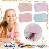 ราคา MELIFLUO กระเป๋าใส่ปากกา กระเป๋าเครื่องเขียนลายดอกไม้ EVA สีทึบทนทานกันน้ําน้ําหนักเบากระเป๋าแต่งหน้าบ้าน (53057215009)