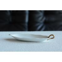 ราคา Okura Japan จานทรงใบไม้ วัสดุ เซรามิก ขนาดยาว 20 cm กว้าง 8 5 cm (28336495141)