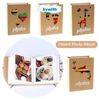 ราคา BYWITH อัลบั้มภาพ 4x6 นิ้ว 100 กระเป๋ากระดาษคราฟท์สลิปอินอัลบั้ม คราฟท์อัลบั้ม Slip in Hollow Photo Storage Photo Organize (54059205841)