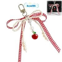 ราคา BYWITH พวงกุญแจสตรอเบอร์รี่กุทัณฑ์ ริบบิ้นโบว์ลูกปัดออกแบบผลไม้ลูกปัดพวงกุญแจ เกาหลีหวานลายสก๊อต Y2K สไตล์ลายสก๊อตริบบิ้นจี้กระเป๋าโทรศัพท์อุปกรณ์เสริม (51658835346)