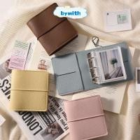 ราคา BYWITH อัลบั้มภาพขนาดเล็ก อัลบั้มภาพกระเป๋าหนัง Faux 25 หน้า คอลเลกชันการ์ดพร้อมภาพถ่าย 3 ห่วงแสดงภาพการ์ด Binder (45058139275)