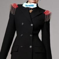 ราคา BYWITH 1 PC พู่เพชรอินทรธนู ที่ถอดออกได้ประกายไหล่พู่อินทรธนู ตกแต่งลูกปัด Rhinestone Stage เสื้อผ้าสายคล้องไหล่ (41579127112)