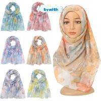 ราคา BYWITH ผ้าพันคอมุสลิม 85 180 ซม น้ําหนักเบา Voile Headscarf ผมผ้าพันคอดอกไม้พิมพ์ผ้าฝ้ายผ้าพันคอ Sun Protection ผู้หญิงผ้าคลุมไหล่ฤดูใบไม้ร่วงฤดูหนาว (40029098479)