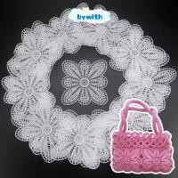 ราคา BYWITH 10PCS แผ่นผีเสื้อถักกระดาน พลาสติกสีขาวแผ่นหกเหลี่ยมตาข่ายพลาสติก ตารางโครเชต์ตกแต่งรูปแบบข้าม DIY ทอผ้ากระเป๋าวัสดุกระเป๋าทํา (52452724384)