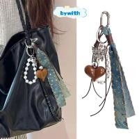 ราคา BYWITH จี้ห้อยกระเป๋า พวงกุญแจริบบิ้นคาวบอย DIY เครื่องประดับแฟชั่นพวงกุญแจป้องกันการสูญหายมุก (44708143946)