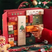ราคา Berrybury DIY Advent ปฏิทินคริสต์มาสนับถอยหลังปฏิทิน 24 กล่องสมบัติกระดาษแข็ง Xmas ปฏิทินนับถอยหลังที่ว่างเปล่าใหม่ (56504804334)