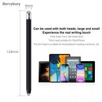 ราคา Berrybury ตาข่ายไฟเบอร์ Capacitive Stylus ปากกา Double Nib หน้าจอสัมผัสปากกาวาดปากกาสําหรับ Universal Capacitive หน้าจอสมาร์ทโฟนแท็บเล็ตใหม่ (56309361413)