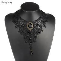 ราคา Berrybury Lace Bead Choker Victorian Steampunk Style Gothic Collar Necklace Gift NEW (55354332399)