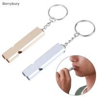 ราคา Berrybury Alloy Aluminium Emergency Survival Whistle Outdoor Camping Hiking Tool W พวงกุญแจ ใหม่ ใหม่ (54354337508)