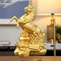 ราคา Berrybury Creative ทองเหลืองม้าและลิงน่ารักรูปปั้นจี้โฮมออฟฟิศเดสก์ท็อปเครื่องประดับของเล่นตลกใหม่ (53854332287)