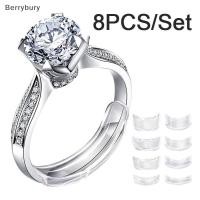 ราคา Berrybury 8 ซิลิโคนปรับขนาดแหวน กระชับและยืดหยุ่น (53605235935)