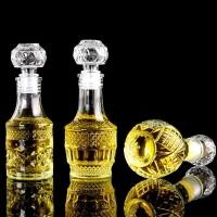 ราคา Berrybury 1 ชิ้นขนาดเล็กที่ว่างเปล่า Spirit Whisky ขวด 50ml ขวดเหล้าแก้วพร้อมสกรูขวดเหล้าใหม่ (53505235913)