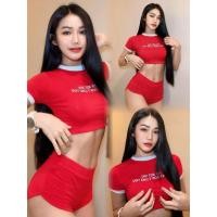 ราคา เสื้อครอป เสื้อครอปท็อป เสื้อครอปเอวลอย เสื้อเอวลอย เสื้อไปเท่ว เสื้อสายฝอ เสื้อฟิตเนส เสื้อออกกำลังกาย เสื้อวินเทจ (3857498611)