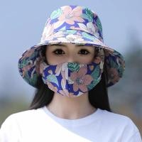 ราคา UV protection หมวกกันแดด หมวกบาง ลายดอกไม้ หมวกกันร้อน ป้องกันรังสียูวี (49858455617)