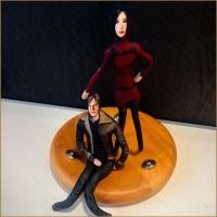 ราคา HQ Resident Evil Ada Wong Leon Scott Kennedy Poseable เกมหนูแห้ง Merchanded Wire Armature Plushie (48757853762)