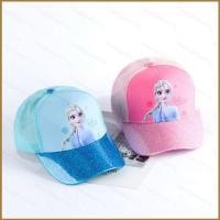 ราคา HQ 4 12 ปี Frozen Elsa Princess เบสบอลหมวกสําหรับเด็กสาว Sunhat Peaked หมวกชายหาดกลางแจ้ง All Match แฟชั่น U (50757846192)