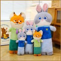 ราคา HQ Zootopia Judy Hopps Nick Wilde หมอนกระต่ายยาวของเล่นตุ๊กตาขนาดใหญ่ Fox Bed Sleeping Doll (57857838455)
