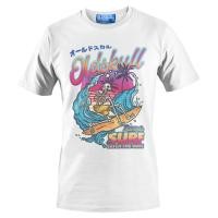 ราคา เสื้อยืดผู้ชาย Oldskull ลาย SURF CATCH THE WAVE (8427834674)