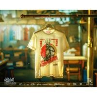 ราคา เสื้อยืดผู้ชาย มาใหม่ Oldskull HDX18 ลาย ซามูไร (43856931801)