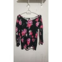 ราคา เสื้อไหมพรมลายดอกกุหลาบ H M (26957907892)