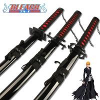 ราคา ดาบไม้ไม้ไผ่ Bleach Tensa Zangtsu พร้อมฝัก Kurosaki Ichigo Zanpakuto คอสเพลย์ Prop (28337469229)