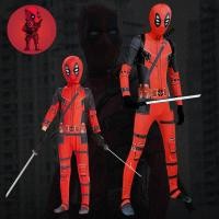 ราคา ชุดคอสเพลย์ Deadpool สำหรับฮัลโลวีน พร้อมถุงมือและกระเป๋าเป้ (29939509517)