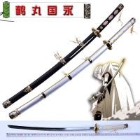 ราคา ดาบ Ranbu Tsurumaru Kuninaga ดาบอาวุธอุปกรณ์ Tsurumaru Taitou COS อะนิเมะอุปกรณ์ประกอบฉากประสิทธิภาพใบมีดไม้ (42263955529)