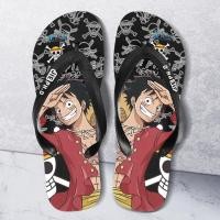 ราคา One Piece Flip Flops ชายหญิงการ์ตูนใหม่ชายหาดกลางแจ้ง Flip Flops แฟชั่นอินเทรนด์รองเท้าแตะคู่รองเท้าแตะ (43960661835)