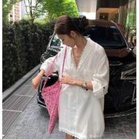 ราคา 8673 เดรสสั้นคอปกสไตล์เกาหลี (29332564813)