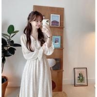 ราคา 8662 เดรสยาวชีฟองลายดอกไม้ (28679814736)