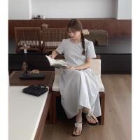 ราคา 8619 เดรสยาวสีขาวลายทาง (24632907740)