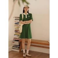 ราคา 8507 เดรสผ้ายืดคอปก (21185887528)