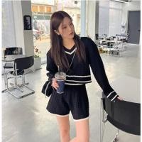 ราคา 4338 เซ็ตเสื้ิอไหมพรม กางเกงขาสั้น (18385090483)