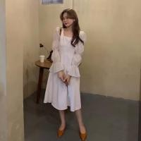 ราคา 2829 เดรสยาวสีครีม (9521049589)