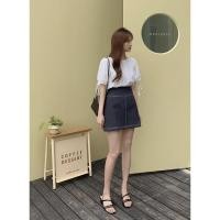 ราคา 4098 เซ็ตเสื้อลูกไม้สีขาว กระโปรงสั้น (8715509148)