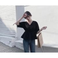 ราคา 3309 เสื้อเอวจั๊มปลายแขนผูกโบ (7950267815)