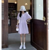 ราคา 2556 เดรสสั้นเอวรูด (4845361488)