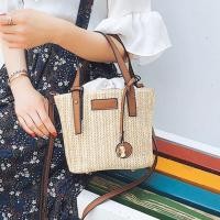 ราคา 9009 กระเป๋าสานสายหนังสีน้ำตาล สีดำ (4332957107)