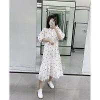 ราคา 2795 เดรสยาวทรงปล่อยลายดอกไม้ (9013644225)
